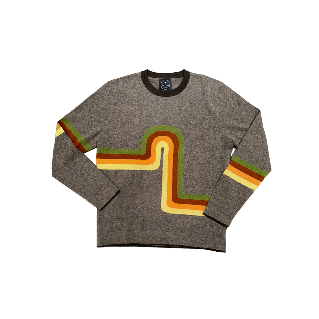Plush "Adler Stripe" Cashmere Sweater