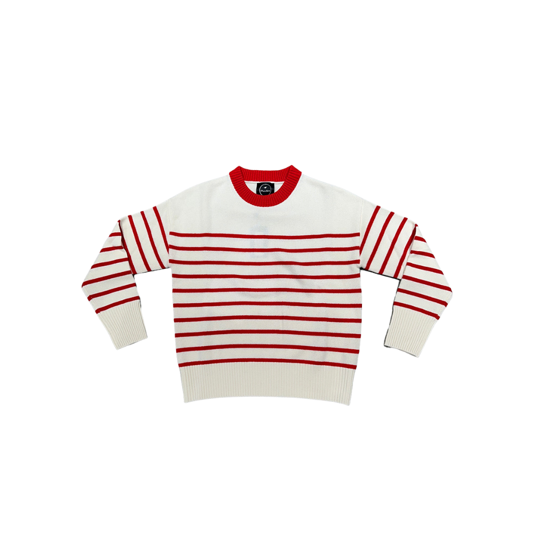 Plush "Provincetown Stripe" Unisex Cashmere Sweater