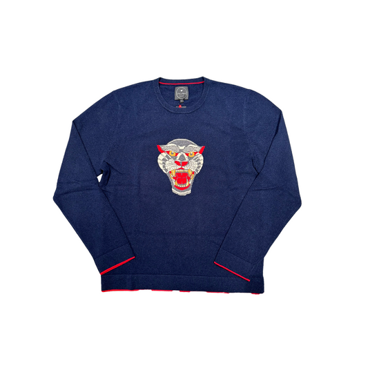 Plush "Provincetown Panther" Cashmere Sweater