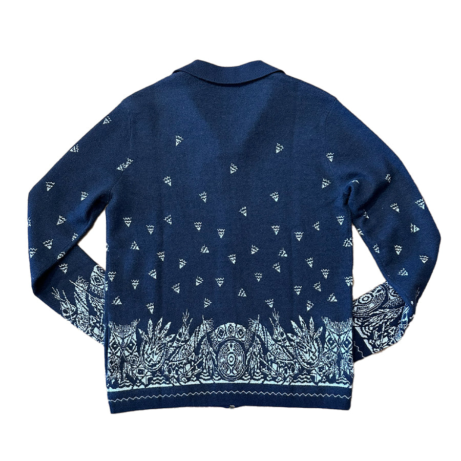 Cashmere Bandana Cardigan