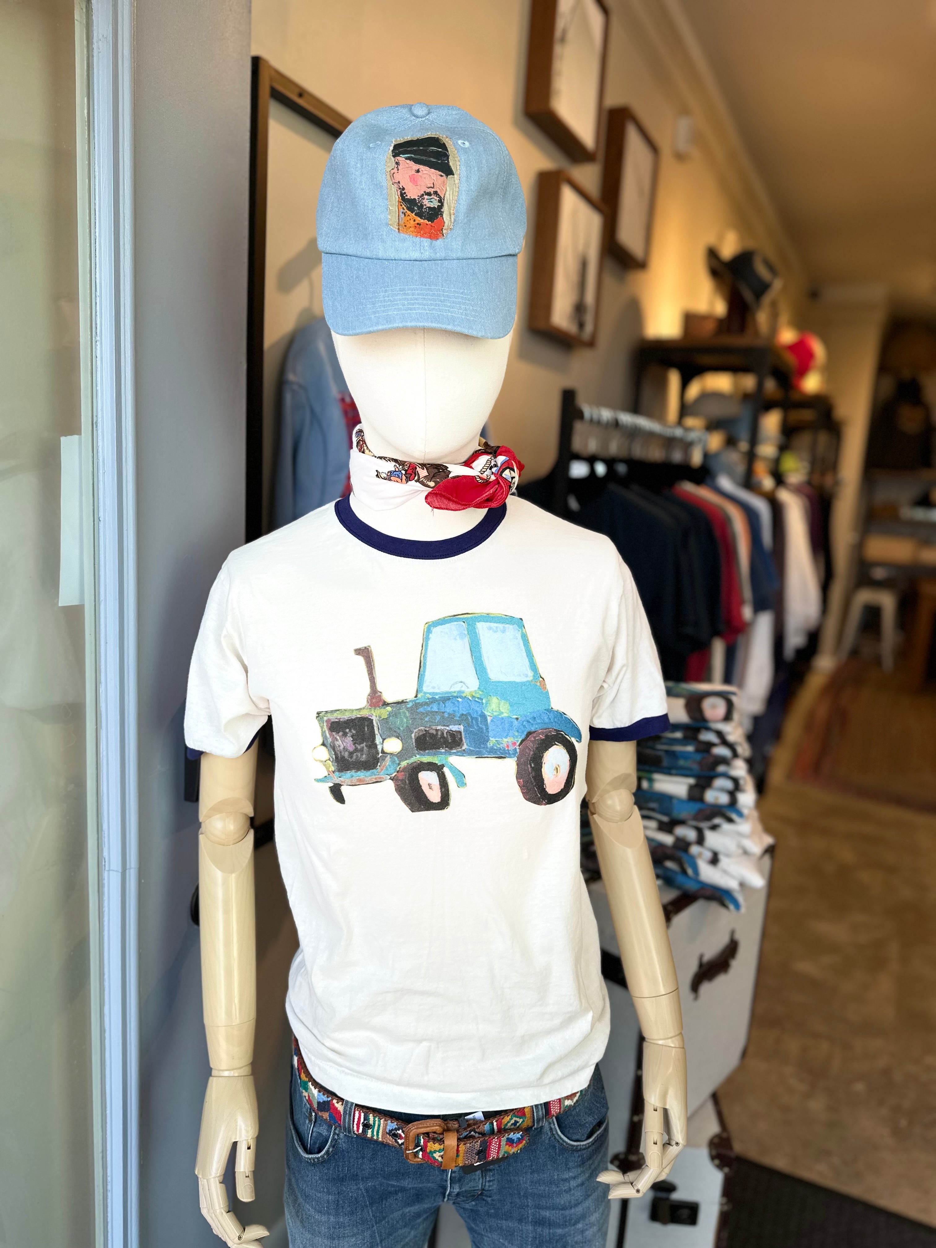 Trevor Tractor Ringer Tee