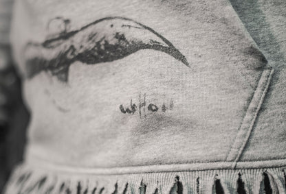 TJ Walton Hand-Painted Whale Tail Sweatshirt