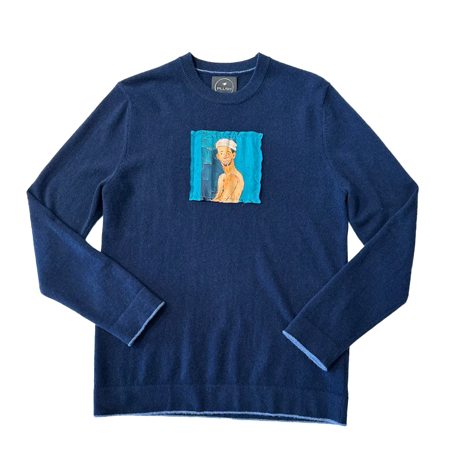 Trevor Men's Cashmere Seated Sailor