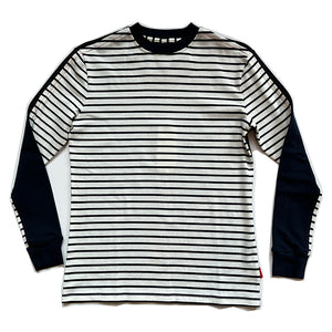 Long Sleeved Striped Crew