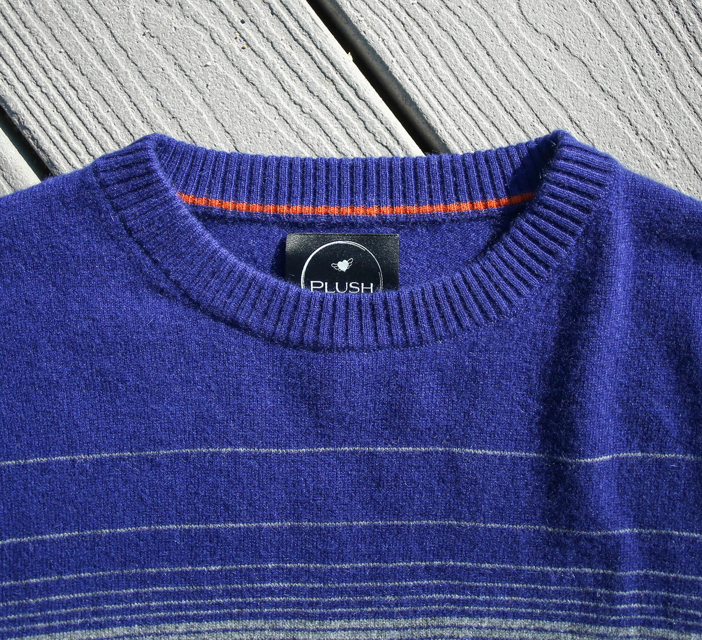 Plush "Ombré Stripe" Cashmere Sweater